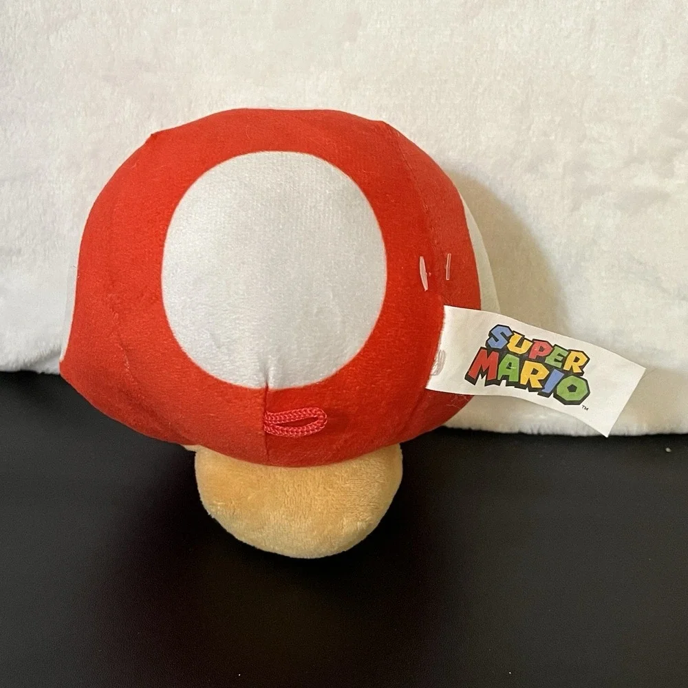 Nintendo Super Mario Bros Red Super Mushroom Plush 5